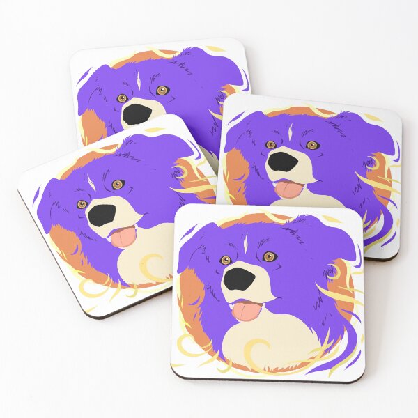 Artikelvorschau, Simplistic Purple Border Collie entworfen und verkauft von Elizynne.