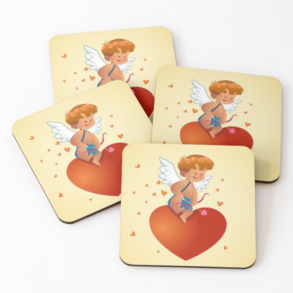 Item preview, Cupid sitting on the heart designed and sold by Midhuna.
