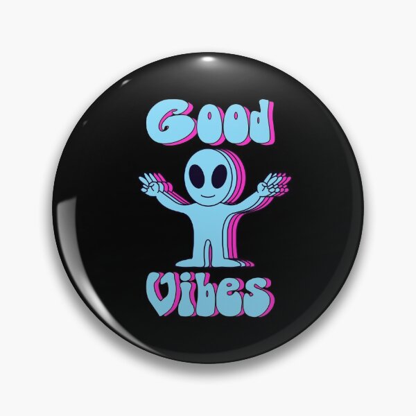 Item preview, Good Vibes Alien designed and sold by Milasneeze.