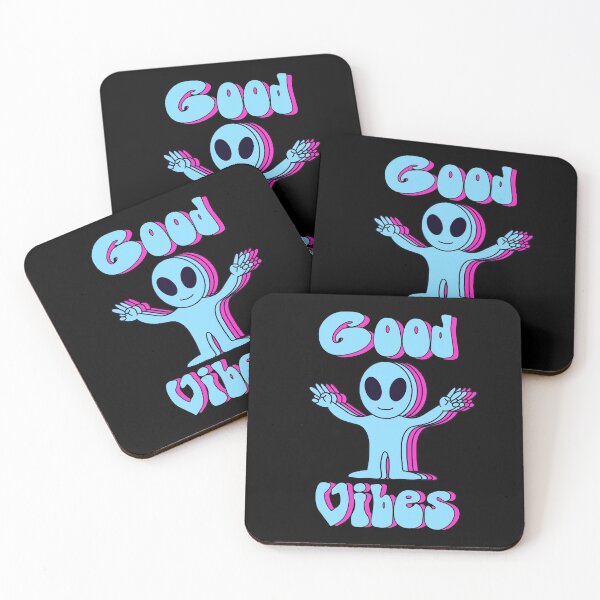 Item preview, Good Vibes Alien designed and sold by Milasneeze.