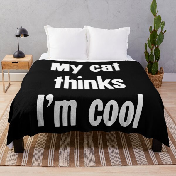 Item preview, My Cat Thinks I'm Cool designed and sold by Good-Looking Corpse.