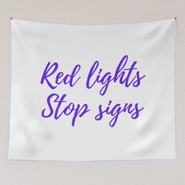 Item preview, Red Lights Stop Signs designed and sold by L1 Creations.