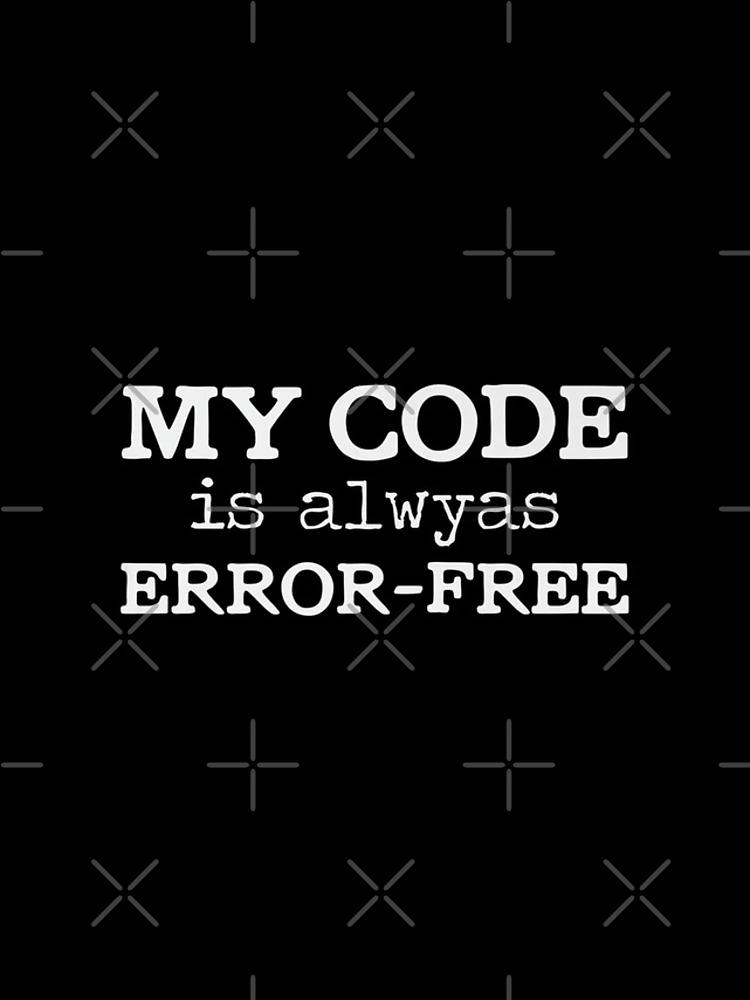 Thumbnail 4 of 4, iPhone Case, Error Free Code Joke Coder Computer Science Saying designed and sold by Alexanderhishop.