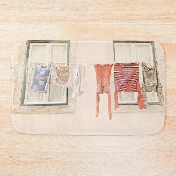 Item preview, Wash day. Laundry hanging on washing line in Lisbon, Portugal designed and sold by Melissa Peltenburg.