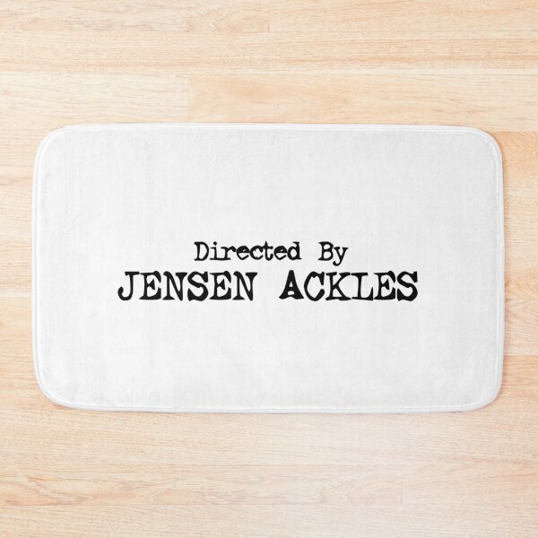 Item preview, Directed by Jensen Ackles Supernatural Design in Black designed and sold by jennifersbodies.