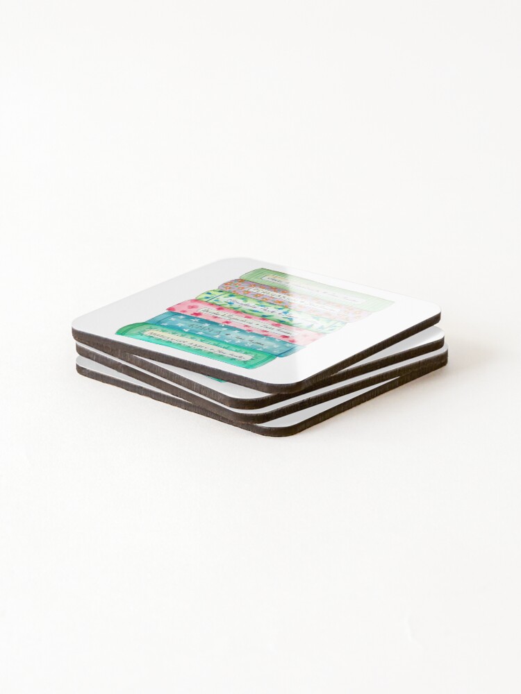 booksnbobs Jane Austen Book Collection Coasters - Thumbnail 4