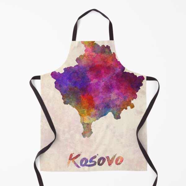 Item preview, kosovo watercolor map designed and sold by paulrommer.