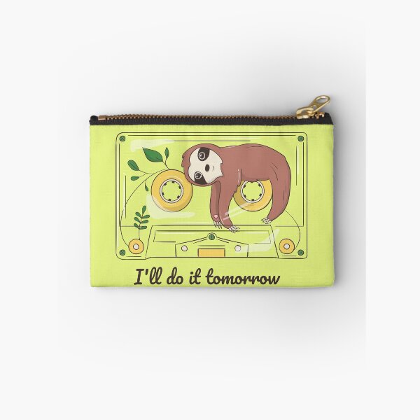 Item preview, I'll Do It Tomorrow - Lazy Sloth Vibing designed and sold by Branto-clothing.