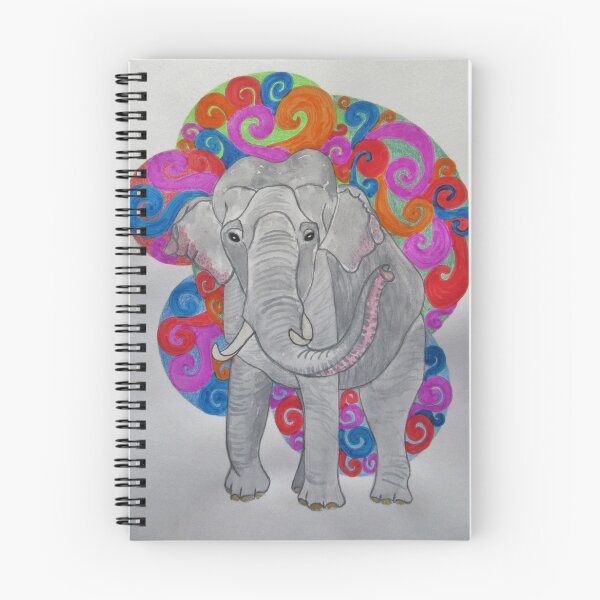 Aperçu de l'œuvre Cercles colorés: éléphant créée et vendue par AlinaGordon.