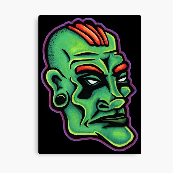 Dwayne - Die Cut Version Canvas Print