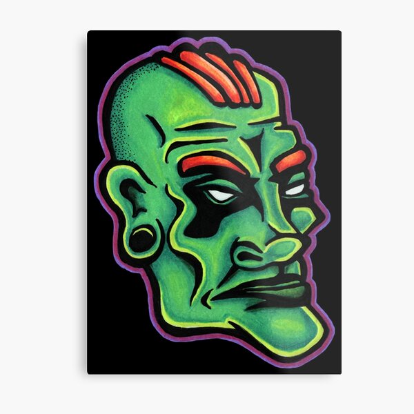 Dwayne - Die Cut Version Metal Print