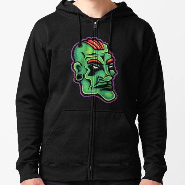 Dwayne - Die Cut Version Zipped Hoodie