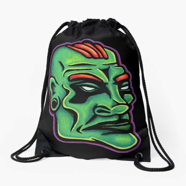 Dwayne - Die Cut Version Drawstring Bag