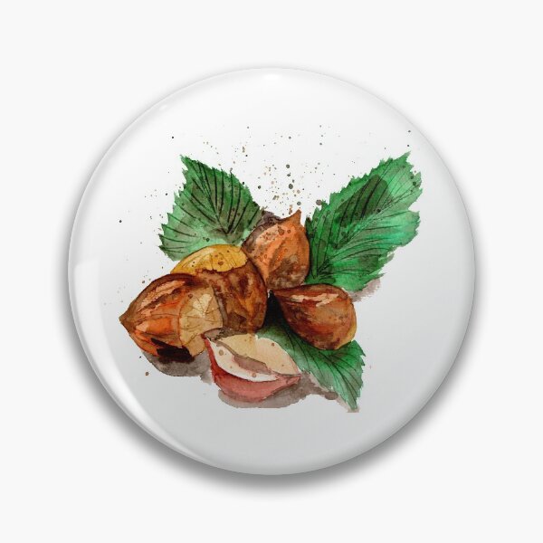 Item preview, Hazelnuts Watercolor designed and sold by Sebastian Grafmann.