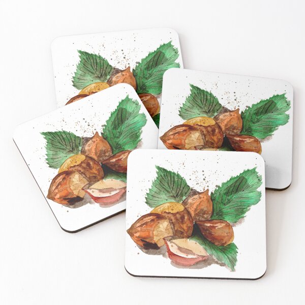 Item preview, Hazelnuts Watercolor designed and sold by Sebastian Grafmann.