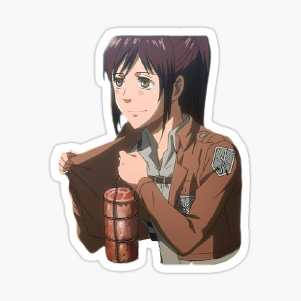 Sasha attack on titan Sticker