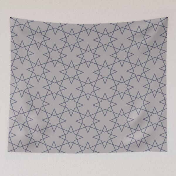 Item preview, Geometric Pattern: Octagram: Argent designed and sold by Red Wolf.