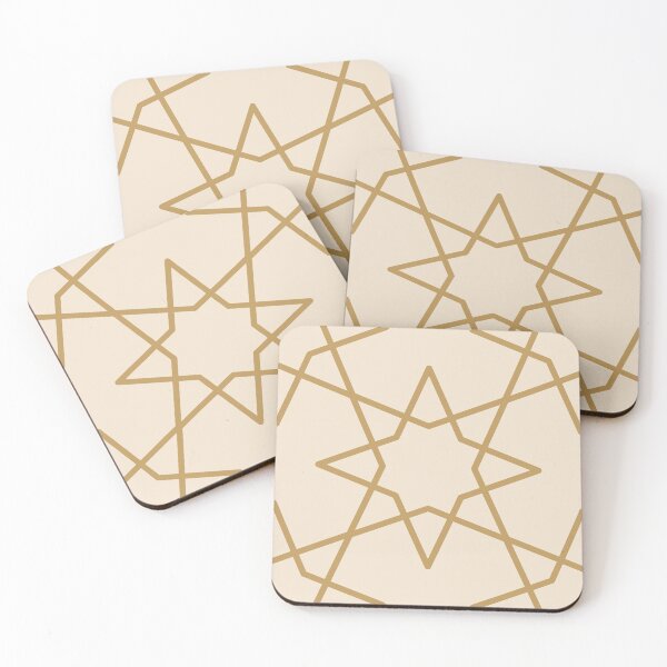 Item preview, Geometric Pattern: Octagram: Creamsicle designed and sold by Red Wolf.