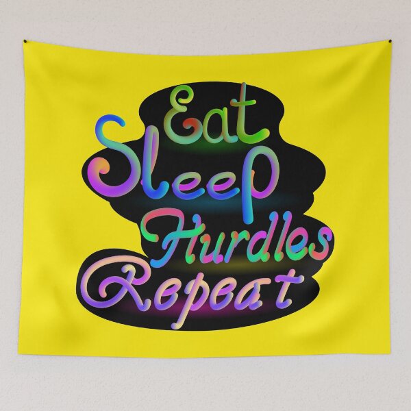 Item preview, Eat, sleep, hurdles, repeat. designed and sold by Ihor Ivanov.