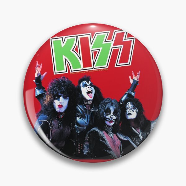 Item preview, KISS Band On A Red Background, KISS Logo designed and sold by vibrantyy.