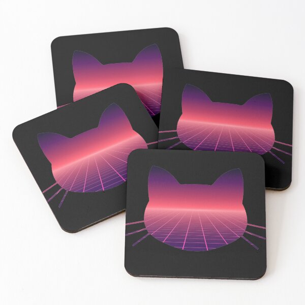 Item preview, The Vaporwave Cat Chill designed and sold by FunGuru.