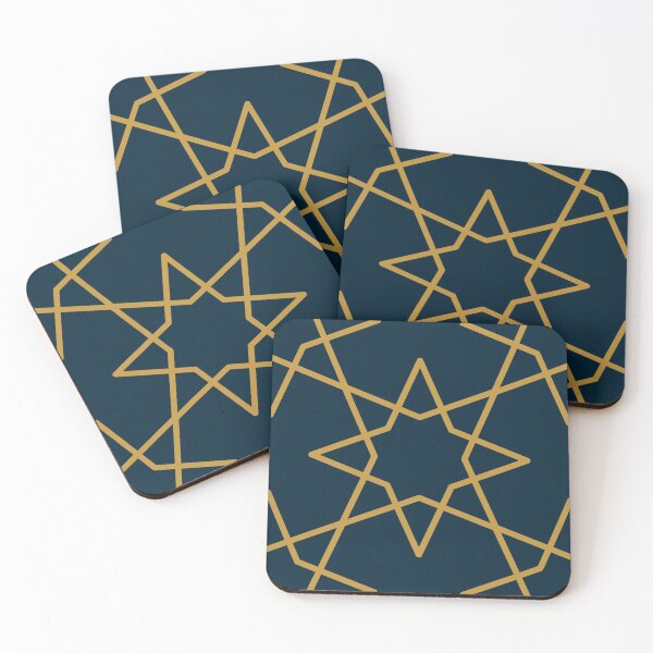 Item preview, Geometric Pattern: Octagram: Luxe designed and sold by Red Wolf.