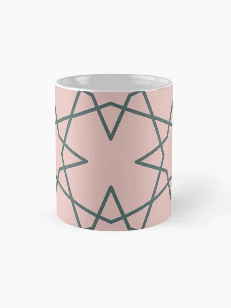 Thumbnail 4 of 6, Coffee Mug, Geometric Pattern: Octagram: Roma designed and sold by Red Wolf.