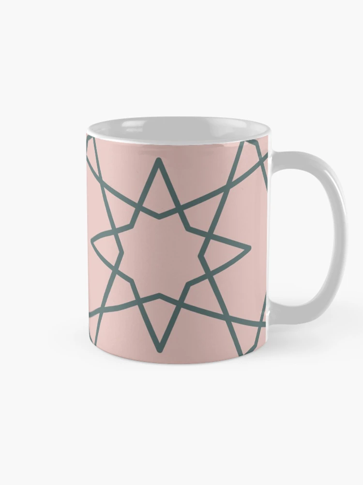 Thumbnail 3 of 6, Coffee Mug, Geometric Pattern: Octagram: Roma designed and sold by Red Wolf.