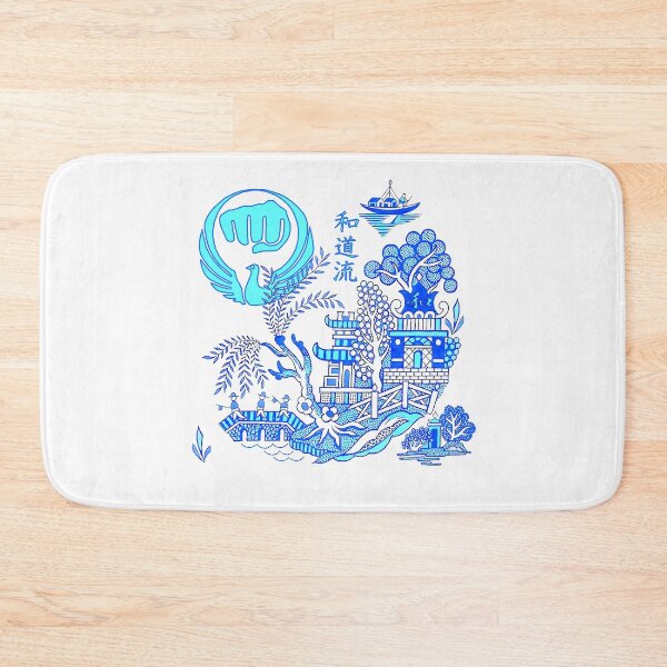 Item preview, Wado Ryu Karate Castle Willow Scene - Martial Arts designed and sold by Zanshin-Art.