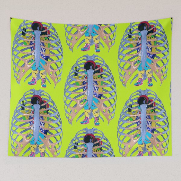Item preview, Space man inside the rib cage designed and sold by MANINFEAR.