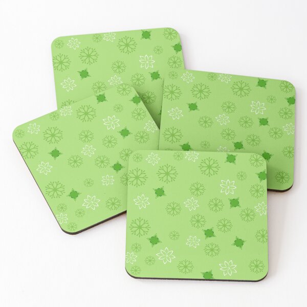 Item preview, Shades of green floral pattern  designed and sold by Maanya-Tees.