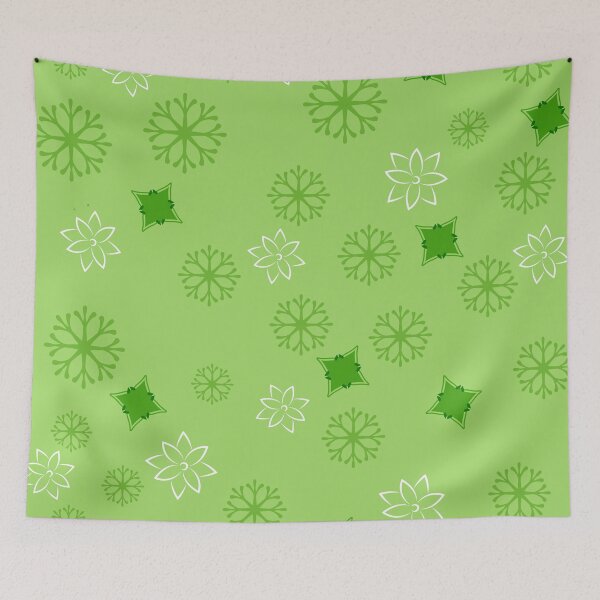 Item preview, Shades of green floral pattern  designed and sold by Maanya-Tees.