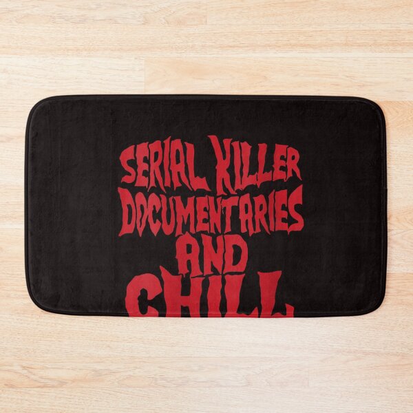 Item preview, Womens Serial Killer Documentaries And Chill Funny Gift V Neck T Shirt designed and sold by Florianst.