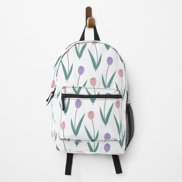 Item preview, Seamless pattern of pink and violet tulips on the whitebackground. designed and sold by Victoria Riabov.