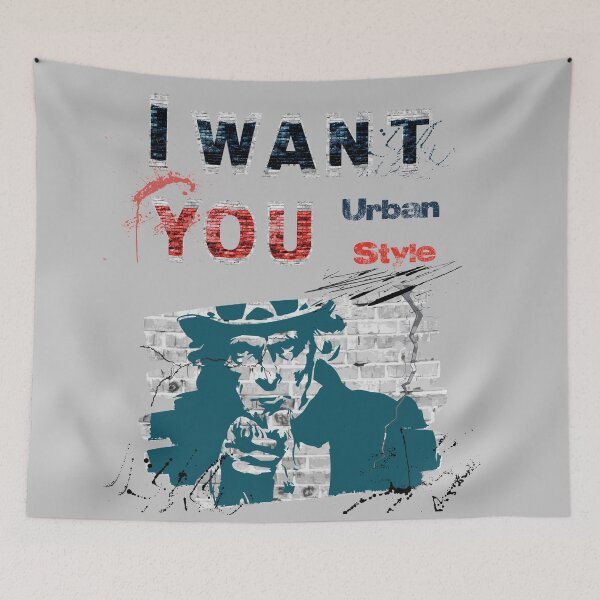 Item preview, I want you (Urban Style) blue version designed and sold by albix81.