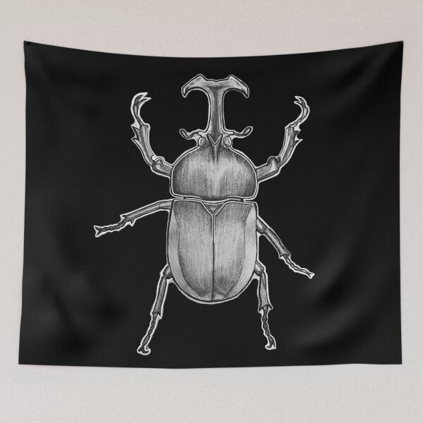 Item preview, Japanese Rhinoceros Beetle White insect designed and sold by Ailuigidlos.