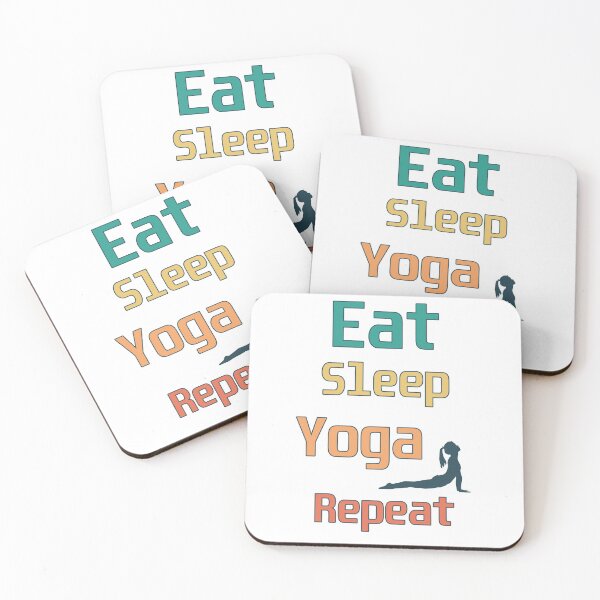 Item preview, Eat sleep yoga repeat designed and sold by Misschemical.
