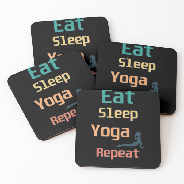 Item preview, Eat sleep yoga repeat designed and sold by Misschemical.