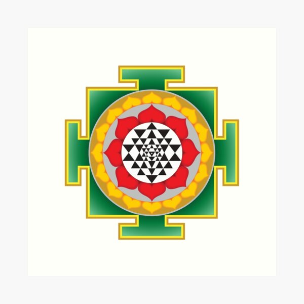 Item preview, Sri Yantra Green designed and sold by Milan Sensiart.