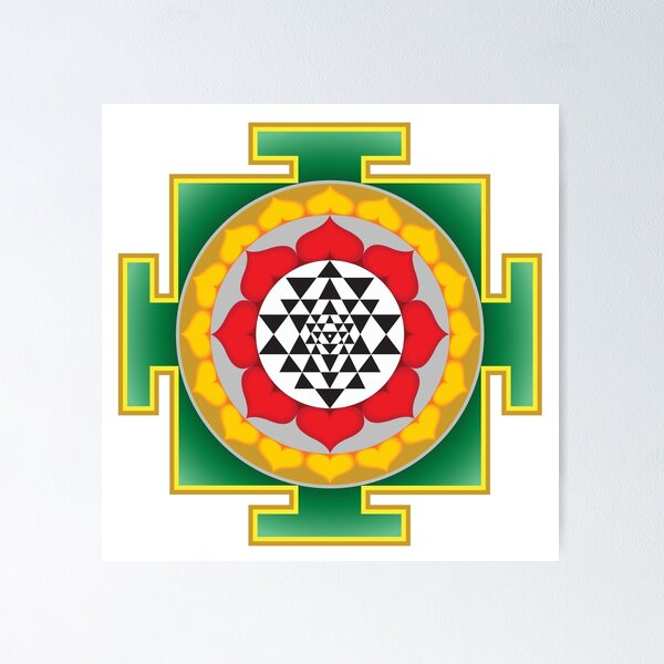 Item preview, Sri Yantra Green designed and sold by Milan Sensiart.