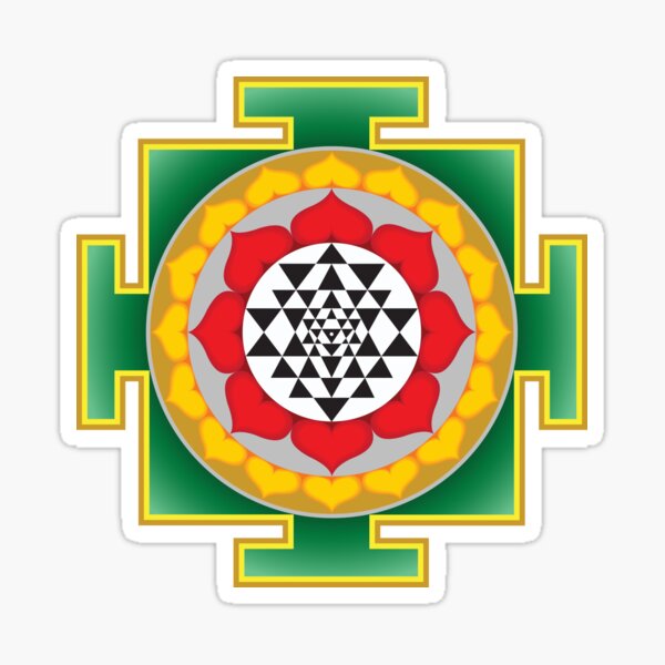 Item preview, Sri Yantra Green designed and sold by Milan Sensiart.