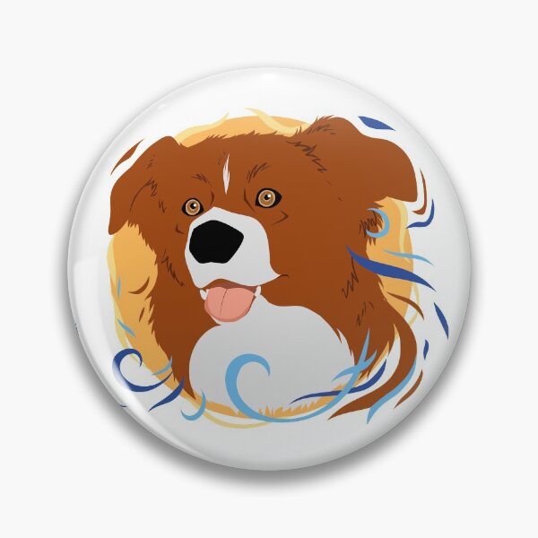 Item preview, Simplistic Brown Border Collie designed and sold by Elizynne.