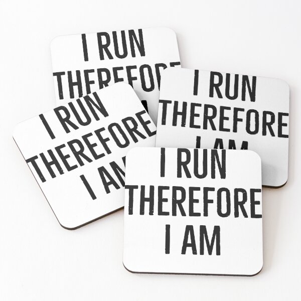 Item preview, I Run Therefore I Am designed and sold by Deez Direct.