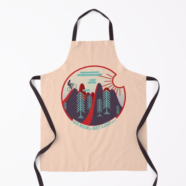 Item preview, Cyclist Climbing Hills Late Summer Colors designed and sold by RabeDesigns.