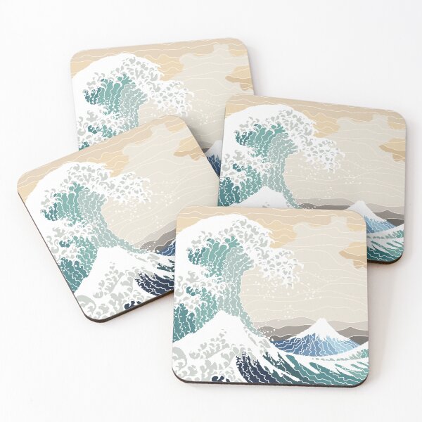 Item preview, The Great Wave (Green) designed and sold by Maho-Ichikawa.