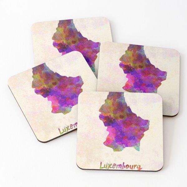 Item preview,  luxembourg watercolor map  designed and sold by paulrommer.