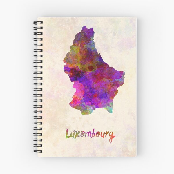 Item preview,  luxembourg watercolor map  designed and sold by paulrommer.