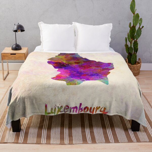 Item preview, luxembourg watercolor map designed and sold by paulrommer.