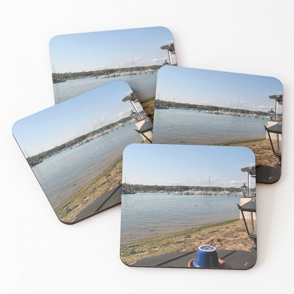 Item preview, Boat moorings in the river. designed and sold by ronsaunders47.
