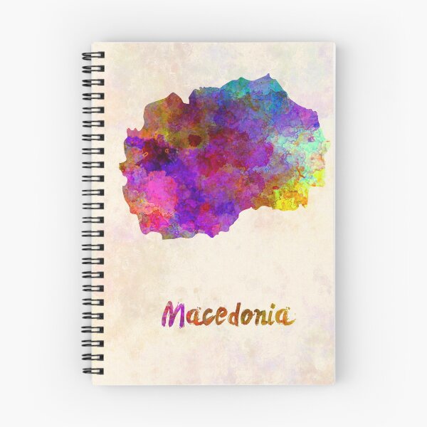 Item preview, macedonia watercolor map  designed and sold by paulrommer.